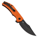 Tenable Orion B1089A5 with orange handle, pocket clip, and black blade