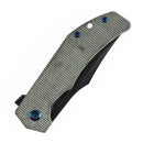 Tenable Orion B1089C4 – 3.07" Blackwash Nitro-V Clip Point Folding Knife, Green Micarta Handle, Liner Lock, JB Stout Design
