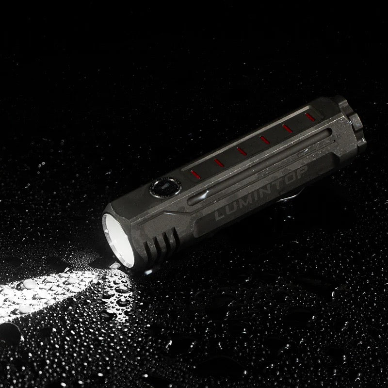 Lumintop Thor 6 Titanium – LEP Rechargeable Flashlight, 1200m Beam