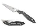 Spyderco NAND Slipit – 3.19" Satin M398 PlainEdge, Titanium Handle – C270TIP