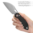 TRIVISA Batwing-BG JM10S-BG-14 in hand showing ergonomic grip and blade