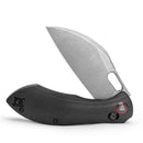 TRIVISA Batwing-BM/L JM10L-BM-14 – 3.4" 14C28N Sheepfoot Crossbar Lock Knife with Micarta Handle