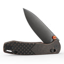 TRIVISA Dragonfly-CU JM03-CU-14 – 2.99" 14C28N Drop Point Crossbar Lock Knife with Copper Handle