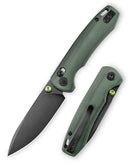 TRIVISA Dragonfly-GM JM03-GM-14 2.99" 14C28N Drop Point Crossbar Lock Knife with Micarta Handle