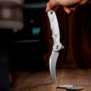 TRIVISA Lacerta-AL TY19-AL-14 – 3.34" 14C28N Pointed Liner Lock Knife with Aluminum Foil Handle