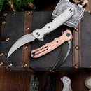 TRIVISA Lacerta-AL TY19-AL-14 – 3.34" 14C28N Pointed Liner Lock Knife with Aluminum Foil Handle