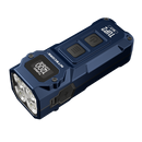 Nitecore TUP2 blue USB-C rechargeable keychain EDC flashlight with OLED display