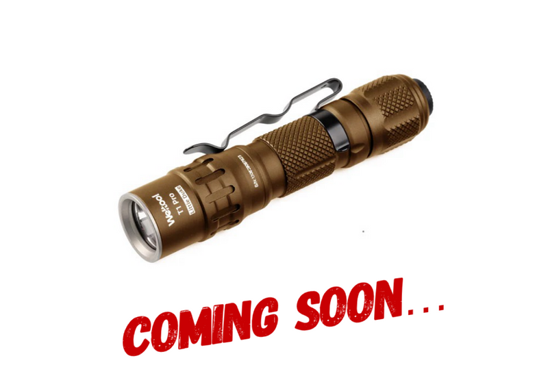 Weltool T1 Pro TAC 540 Lumen Tactical Flashlight USB-C Rechargeable 14500 Battery Included - Flat Dark Earth