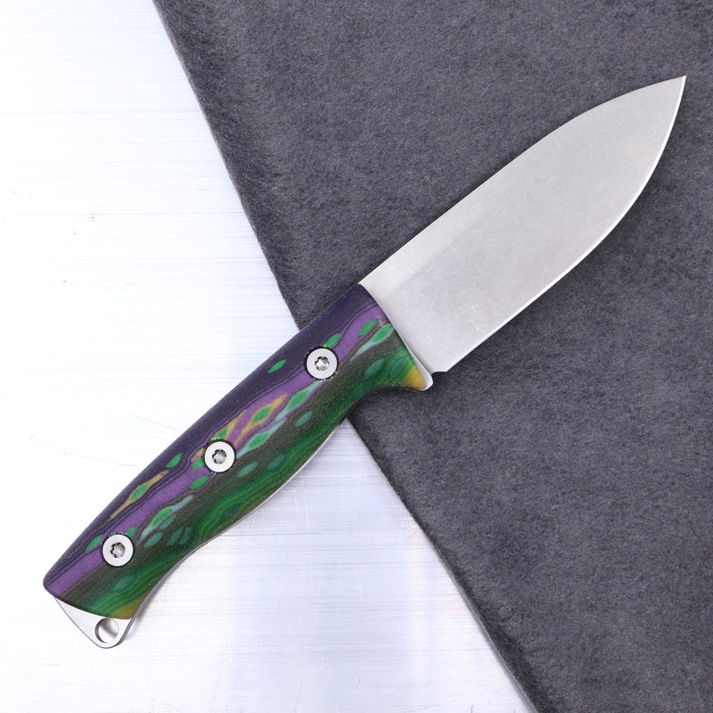 White River Knife & Tool Ursus Cub – 3.5" MagnaCut Fixed Blade Knife Custom Jokerfish G-Carta
