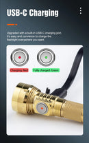 Lumintop GT Nano 3.0 Brass – 700 Lumen USB‑C Rechargeable Mini EDC Flashlight