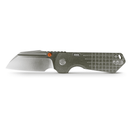Vosteed Hedgehog A1311 – 2.99" S35VN Modified Sheepsfoot Top Liner Lock Knife with Olive Green Micarta Handle