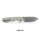 Vosteed Raccoon A2933 3.25" 14C28N Drop Point - Doodle Monster G10 Top Liner Lock