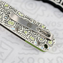 Vosteed Raccoon A2933 3.25" 14C28N Drop Point - Doodle Monster G10 Top Liner Lock