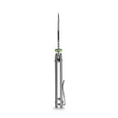 Vosteed Vombat Crossbar Lock Knife 2.92" M390 Satin Zulu Blade Gray Aluminum Handle A4104