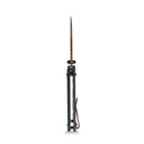 Vosteed Vombat Crossbar Lock Knife 2.92" M390 Copper Dune Blade Black Aluminum Handle A4107