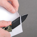 Vosteed Vombat Crossbar Lock Knife 2.92" M390 Black Stonewash Blade Olive Green Aluminum Handle A4105