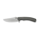 WE Knife Dracarys WE25061B-1 – 3.58" Bohler M390 Clip Point Frame Lock Knife with Gray Titanium Handle