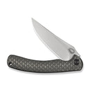 WE Knife Dracarys WE25061B-1 – 3.58" Bohler M390 Clip Point Frame Lock Knife with Gray Titanium Handle