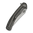 WE Knife Dracarys WE25061B-1 – 3.58" Bohler M390 Clip Point Frame Lock Knife with Gray Titanium Handle