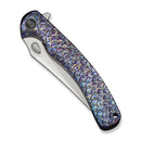 WE Knife Dracarys WE25061B-3 – 3.58" Bohler M390 Clip Point Frame Lock Knife with Flamed Titanium Handle