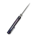 WE Knife Dracarys WE25061B-3 – 3.58" Bohler M390 Clip Point Frame Lock Knife with Flamed Titanium Handle