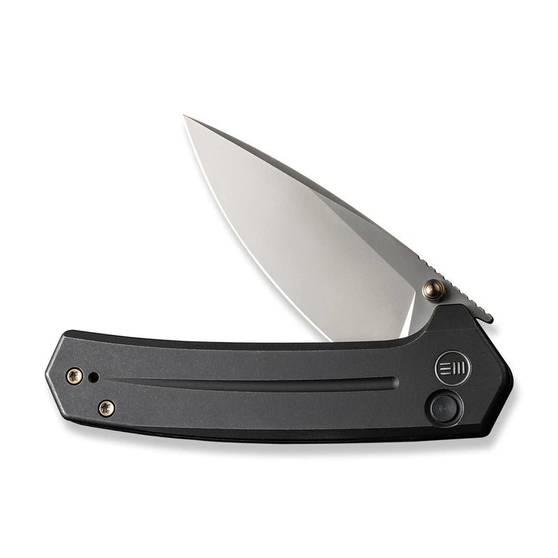We Knife Culex Flipper Folding Knife 2.97in 20CV Steel Black Titanium Handles WE21026B-3