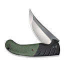WE Knife Curvaceous Flipper 3.70" CPM 20CV – Titanium & Micarta (WE20012-2)