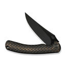WE Knife Dracarys WE25061B-4 – 3.58" Bohler M390 Clip Point Frame Lock Knife with Bronze & Black Titanium Handle