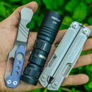 Weltool T13G Compact 640 Lumen EDC Flashlight – 95CRI 4000K LED, 18350 Battery Included