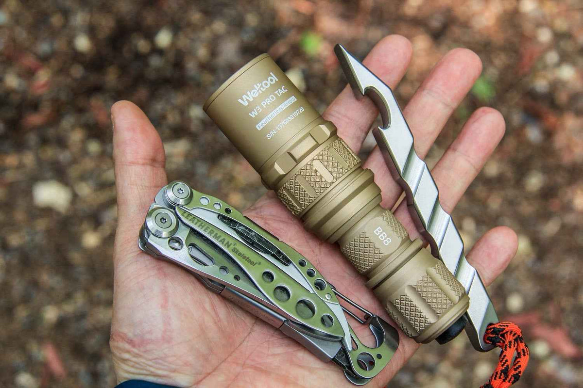 Weltool W3 Pro TAC Mini FDE | Long-Throw LEP Flashlight | Going Gear