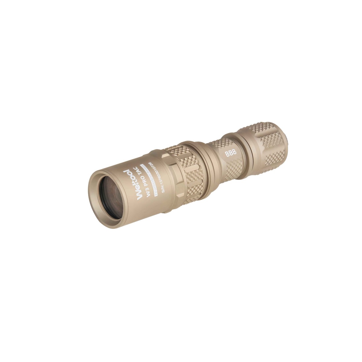 Weltool W3 Pro TAC Mini FDE | Long-Throw LEP Flashlight | Going Gear