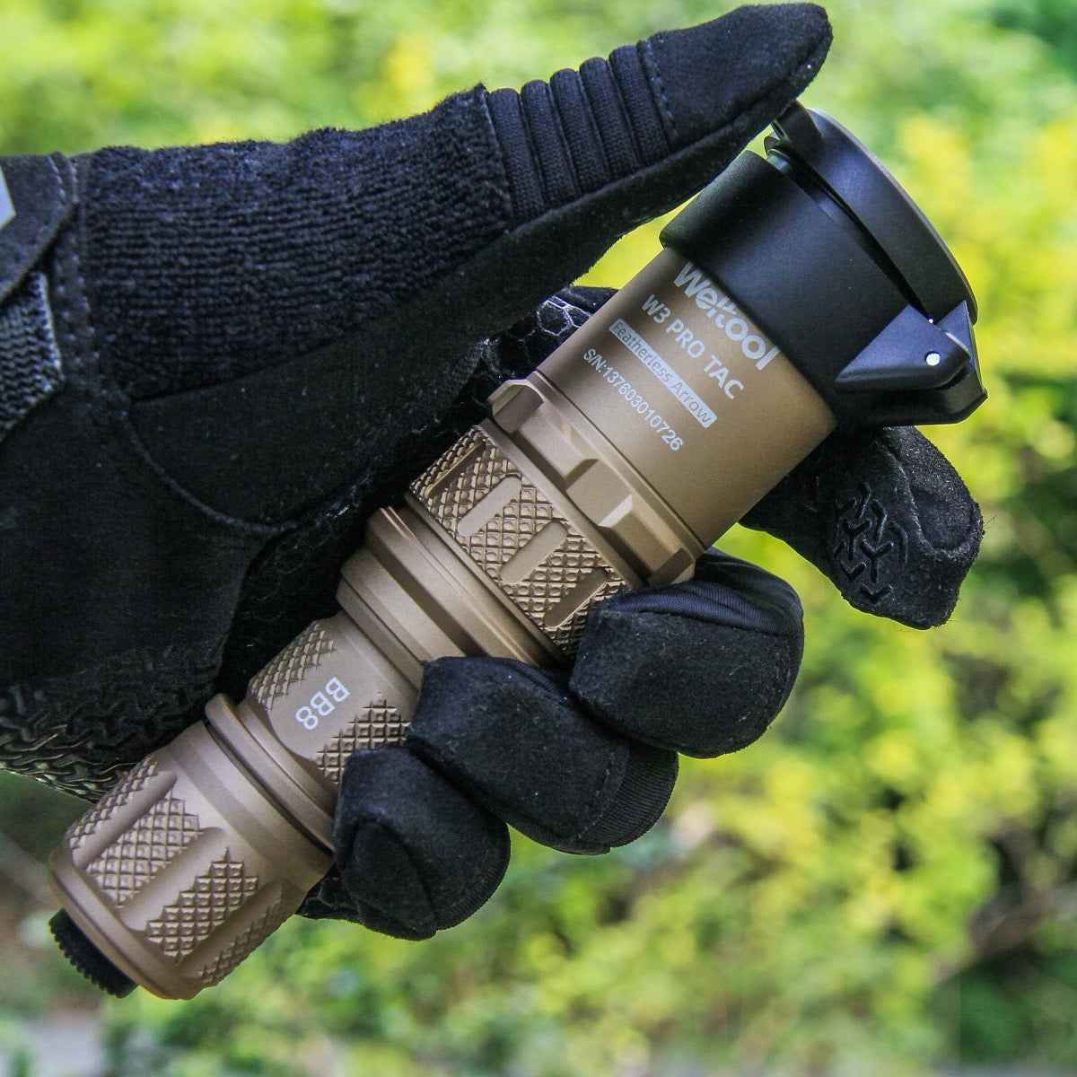 Weltool W3 Pro TAC Mini FDE | Long-Throw LEP Flashlight | Going Gear