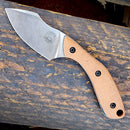 White River Smith & Sons Apex Knife – CPM Magnacut Steel, Natural Canvas Micarta, Kydex Sheath