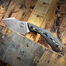White River Smith & Sons Apex Knife – CPM Magnacut Steel, Maple & Black Richlite Handle, Kydex Sheath (Made in USA)
