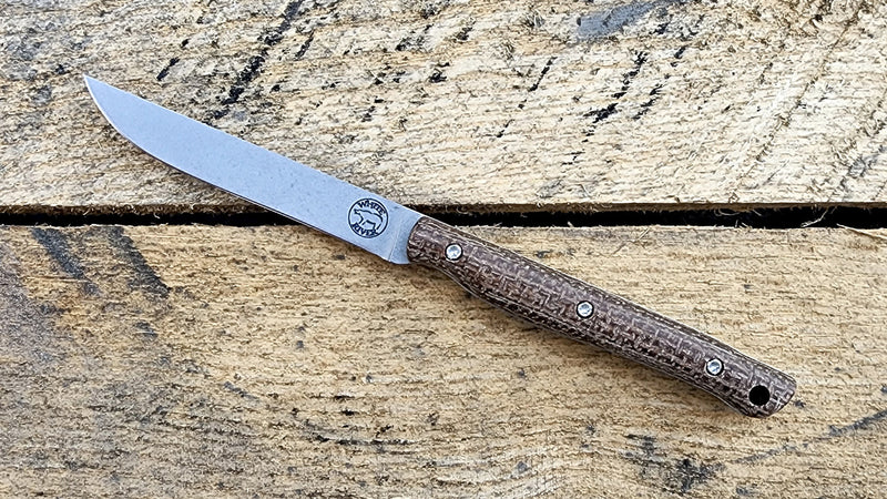 White River Exodus 3 Adventurecraft Knife – 3.15in S35VN, Micarta Handle