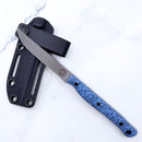 White River Knife & Tool Exodus 3 – 3.15" CPM S35VN Fixed Blade Knife Custom Classic Blue GripX