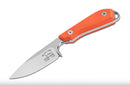White River M1 Pro Fixed Blade Knife – 3in S35VN, Orange Textured G10 Handles