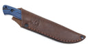 White River Jason Fry Utility Hunter – 3" CPM S35VN Fixed Blade Knife, Blue/Black G10, Leather Sheath