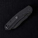 Wixco Axor WX15-A – 3.35" 14C28N Modified Sheepfoot Black G10 Liner Lock Knife