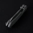 Wixco Axor WX15-A – 3.35" 14C28N Modified Sheepfoot Black G10 Liner Lock Knife