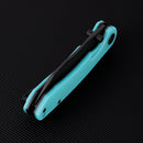 Wixco Axor WX15-C – 3.35" 14C28N Modified Sheepfoot Blue G10 Liner Lock Knife