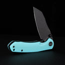 Wixco Axor WX15-C – 3.35" 14C28N Modified Sheepfoot Blue G10 Liner Lock Knife