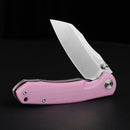 Wixco Axor WX15-E – 3.35" 14C28N Modified Sheepfoot Pink G10 Liner Lock Knife
