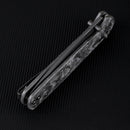Wixco Drax II WX10-BNV – 3.23" 14C28N Drop Point Crossbar Lock Carbon Fiber Knife
