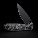 Wixco Drax II WX10-BNV – 3.23" 14C28N Drop Point Crossbar Lock Carbon Fiber Knife