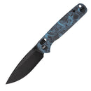 Wixco Drax II WX10-DNV – 3.23" 14C28N Drop Point Crossbar Lock Carbon Fiber Knife