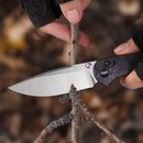 Wixco Drax II WX10-ENV – 3.23" 14C28N Drop Point Crossbar Lock Carbon Fiber Knife