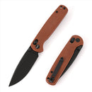 Wixco Drax WX10-A – 3.23" 14C28N Drop Point Crossbar Lock Micarta Knife
