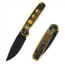 Wixco Drax WX10-C – 3.23" 14C28N Drop Point Crossbar Lock Ultem Knife