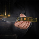 Wixco Drax WX10-C – 3.23" 14C28N Drop Point Crossbar Lock Ultem Knife